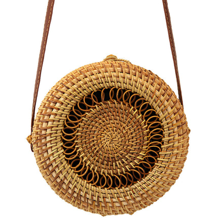 Sac Rond Osier Bandoulière
