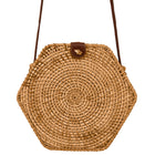 Sac Rond Osier Rotin