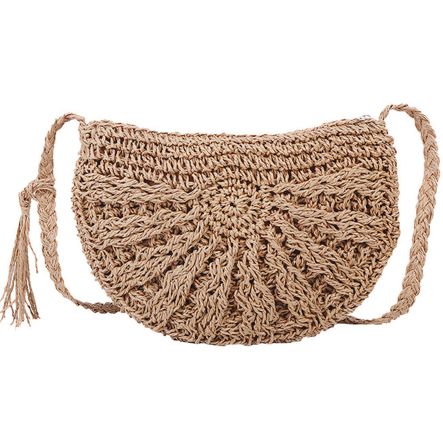 Sac À Main Paille Avec Pompon