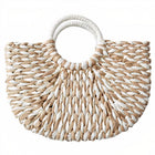 Sac Cabas Paille Demi Lune