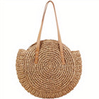 Sac Rond Paille Tendance