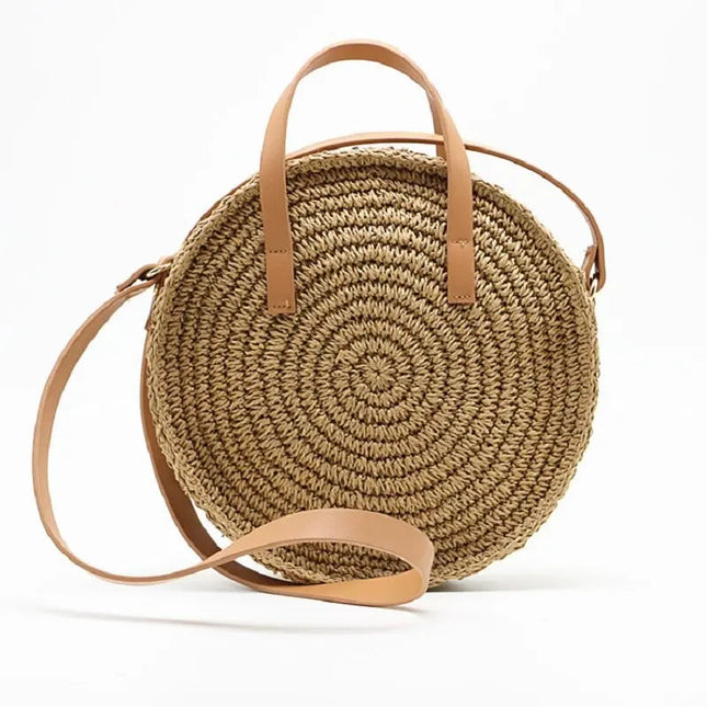 Sac Rond En Paille Casseille