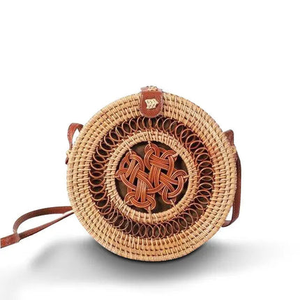 Sac Rond En Paille Circulaire Osier