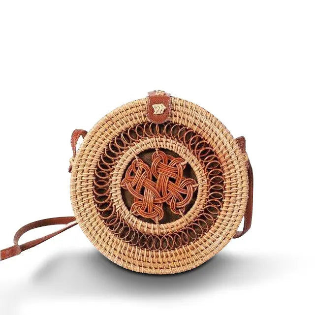 Sac Rond En Paille Circulaire Osier