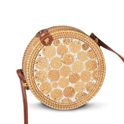 Sac Rond En Paille Design