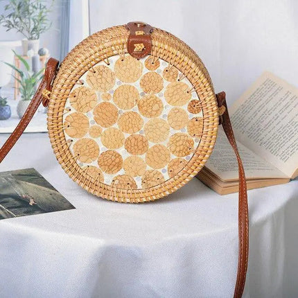 Sac Rond En Paille Design
