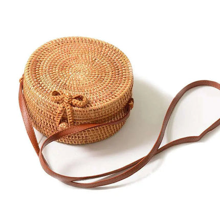 Sac Rond En Paille Osier Rond Paille