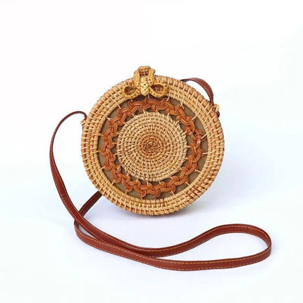 Sac Rond En Paille Tendance Été