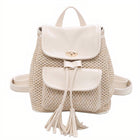 Sac À Dos Paille Femme Bohème