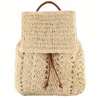 Sac À Dos Paille Souple Pour Femme