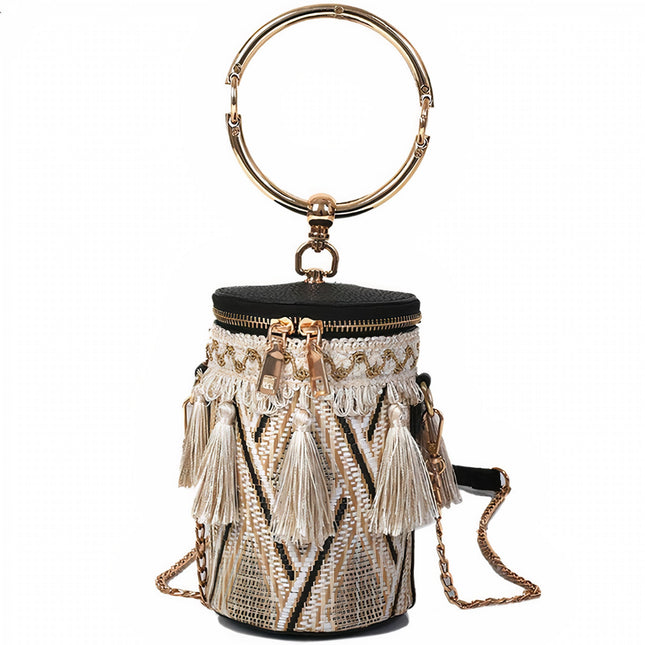 Sac À Main Paille Bohème Chic