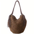Sac À Main Paille Avec Zip