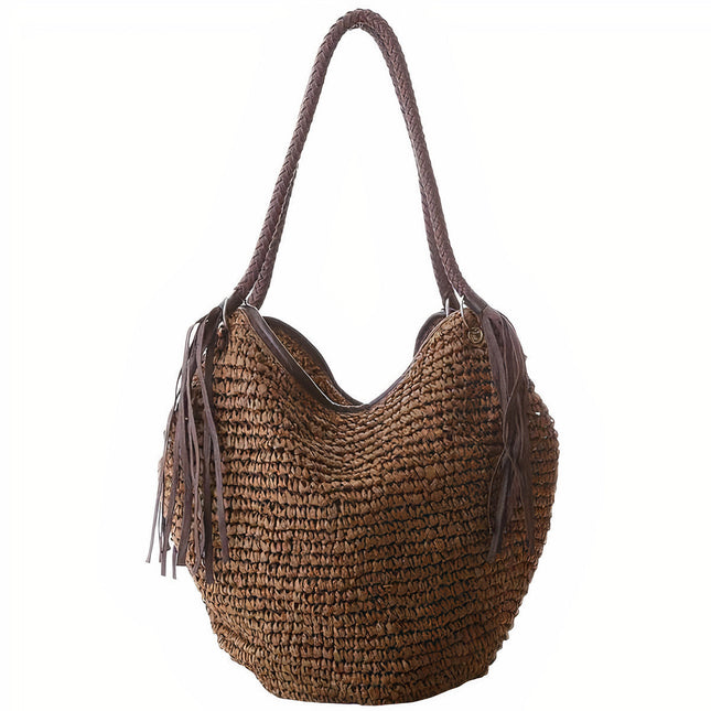 Sac À Main Paille Avec Zip