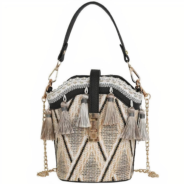 Sac À Main Paille Hippie Chic