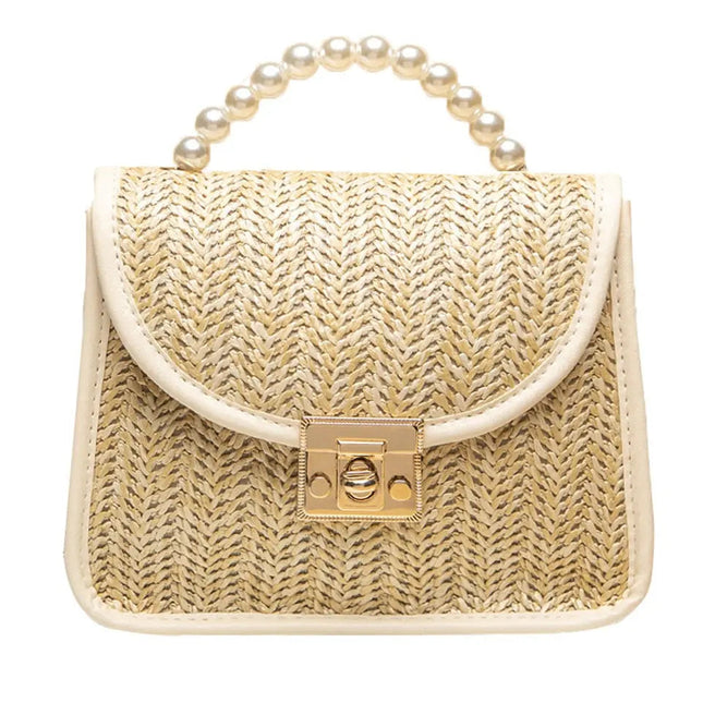 Sac À Main Paille Anse Rond En Paille