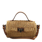 Sac A Main Paille Et Cuir