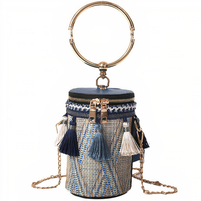 Sac À Main Paille Style Bohème