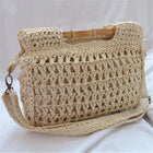Sac De Plage Blanc En Paille