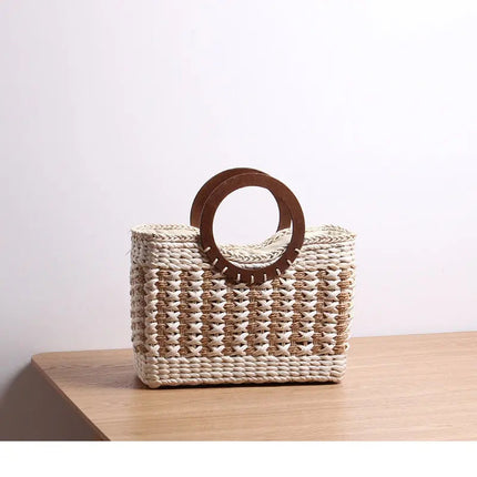 Sac De Plage Femme En Paille Paille