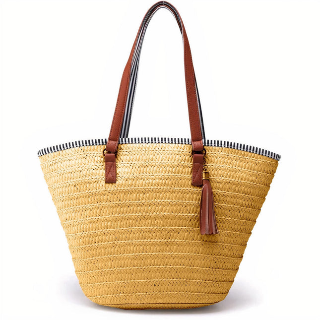 Sac Cabas Paille De Plage