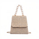 Sac À Main Paille Et Perles