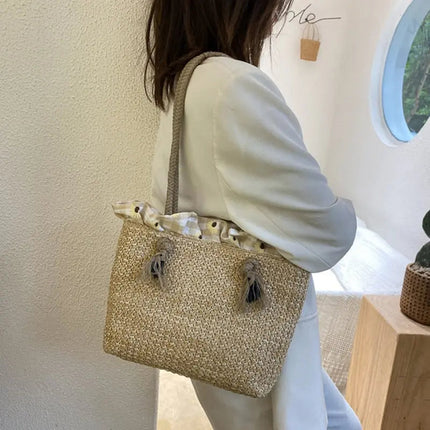 Sac En Paille De Plage Paille