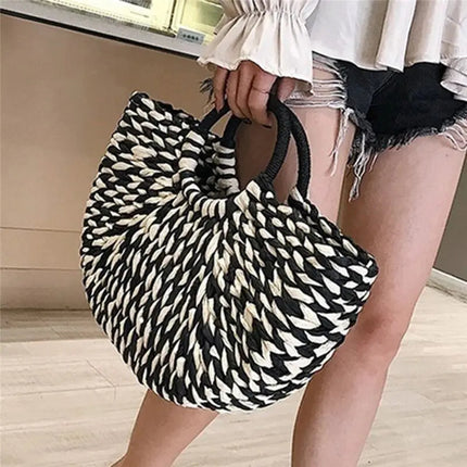 Sac Panier En Paille Paille