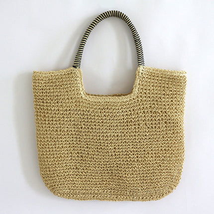 Sac À Main De Plage Raphia Beige