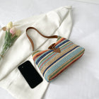 Sac En Raphia Crochet Kaki