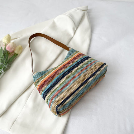 Sac En Raphia Crochet