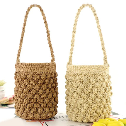 Sacoche Raphia Ronde Sac Raphia