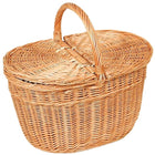 Ancien Panier Osier Pique-Nique Paniers