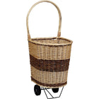 Panier À Bûches Osier Roulettes Paniers