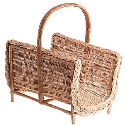 Ancien Panier Osier À Bois Paniers