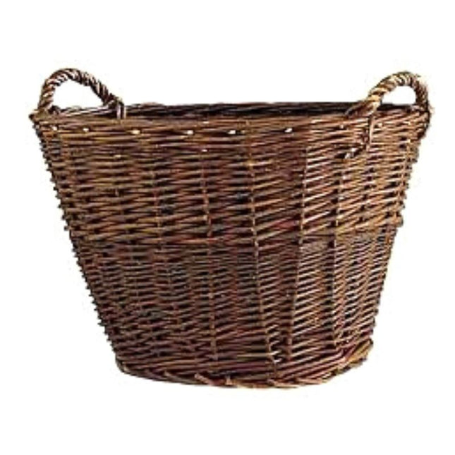 Panier À Bois Osier Campagne Paniers