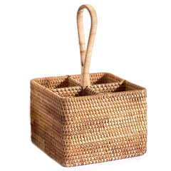Panier 4 Bouteilles En Osier