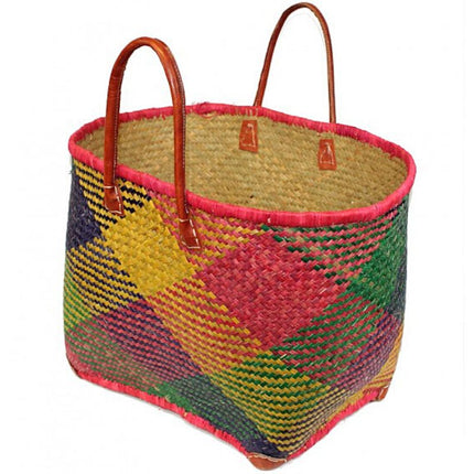 Panier De Marché Osier Multicolore Paniers