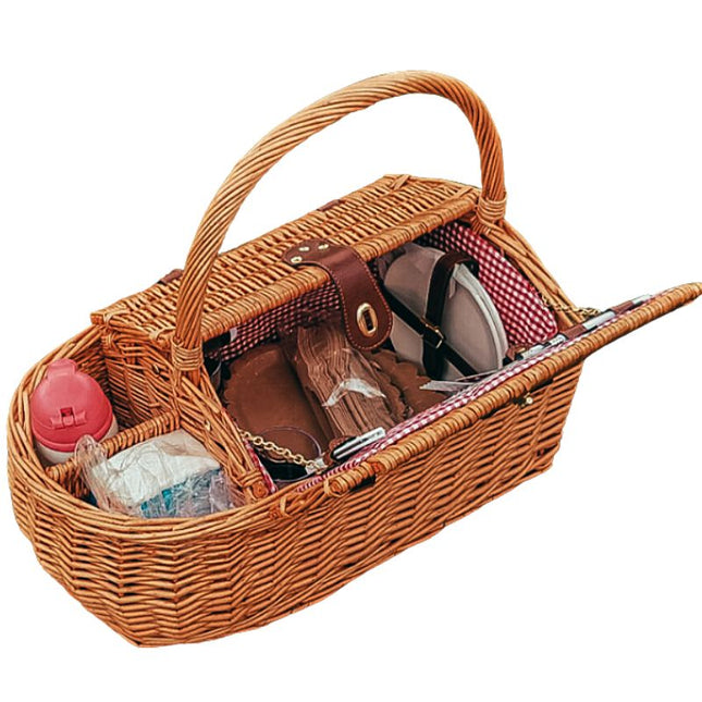 Panier Pique-Nique Osier Deux Personnes
