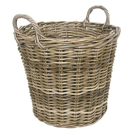 Panier À Bois Osier Gris Ø47