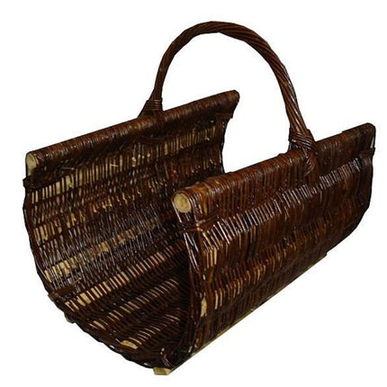 Panier À Bois Osier Artisanal Paniers