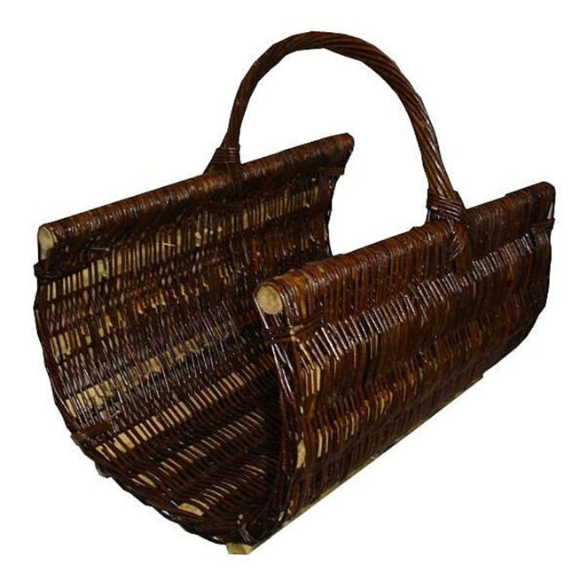 Panier À Bois Osier Artisanal Paniers
