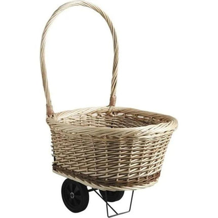 Chariot À Bois Osier Paniers