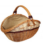 Panier À Bois Osier Doublé