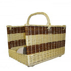 Panier À Bois Osier Bicolore Paniers