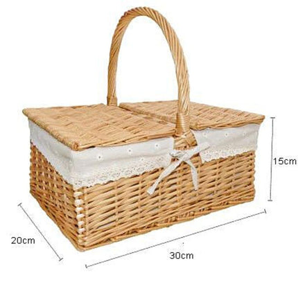 Panier Osier Pique-Nique De Qualité Paniers