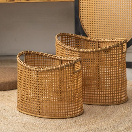 Panier Osier Oval Rangement Petit Panier Rangement Osier