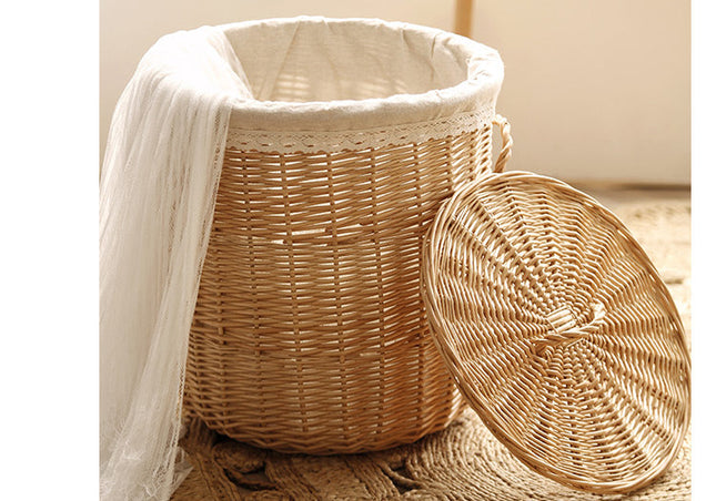 Panier À Linge En Osier