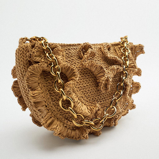 Sac En Paille Luxe