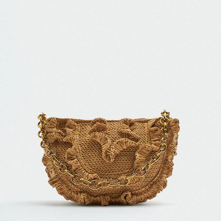 Sac En Paille Luxe