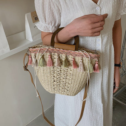 Sac De Plage Original En Paille
